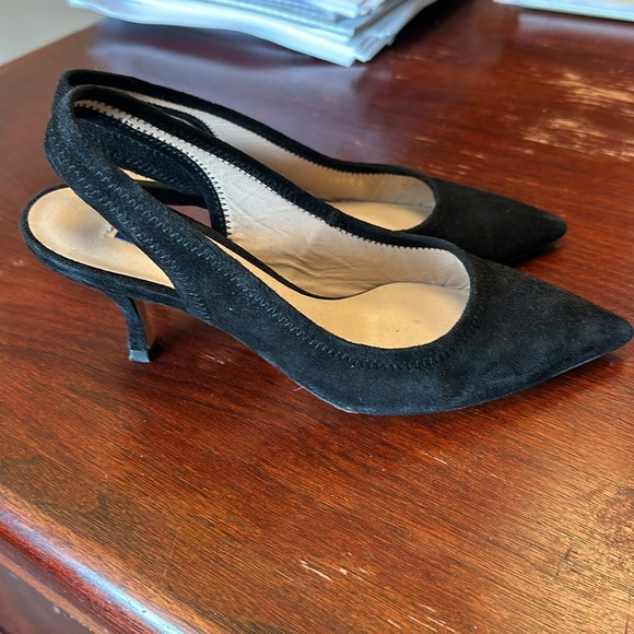 Stuart Weitzman black suede pumps - Picture 2 of 5